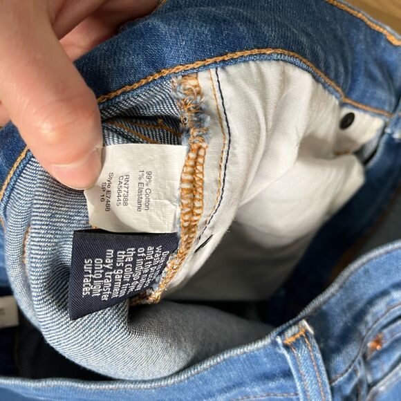 High Rise J. Crew Straight Leg Jeans - Picture 10 of 11